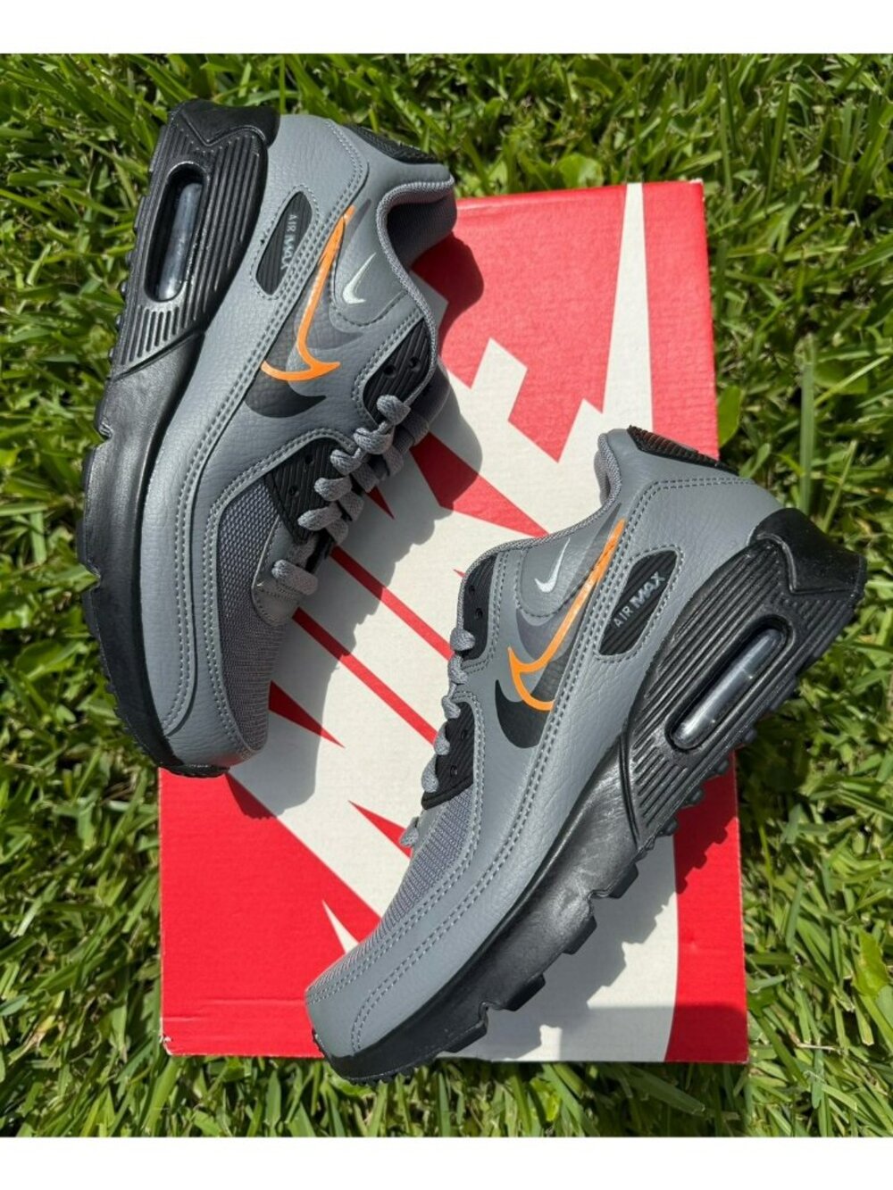 5Y | 6.5 WOMEN'S NIKE AIR MAX 90 NN GRAY BLACK FN7785-001 RUNNING SNEAKERS